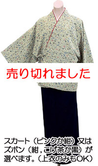 洗える二部式きもの